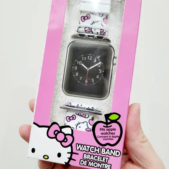Brand New Sanrio Hello Kitty Apple Watchband White - Picture 2 of 5